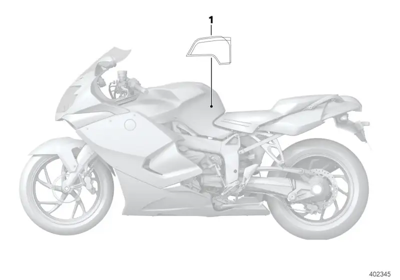 BMW Dekor rechts K40 51148551890