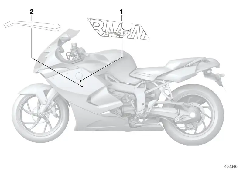 BMW Dekor rechts K40 51148551882 - Bildposition 02