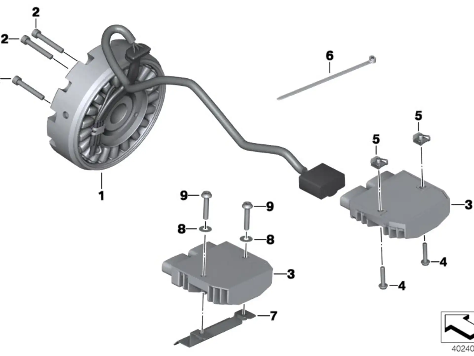 BMW Linsenkopfschraube K25 K25H K26 K41 K42 K44 K46 K47 K48 K50 K51 K52 K61 K70 K71 K72 K73 K75 R13 R21A 63137655661