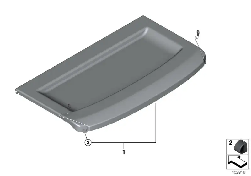 BMW Ablegeboden F45 51467395175