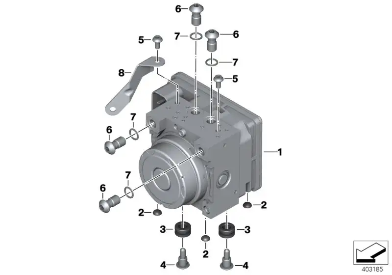 BMW Tülle K34 K46 K47 K49 34518537512 - Bildposition 03