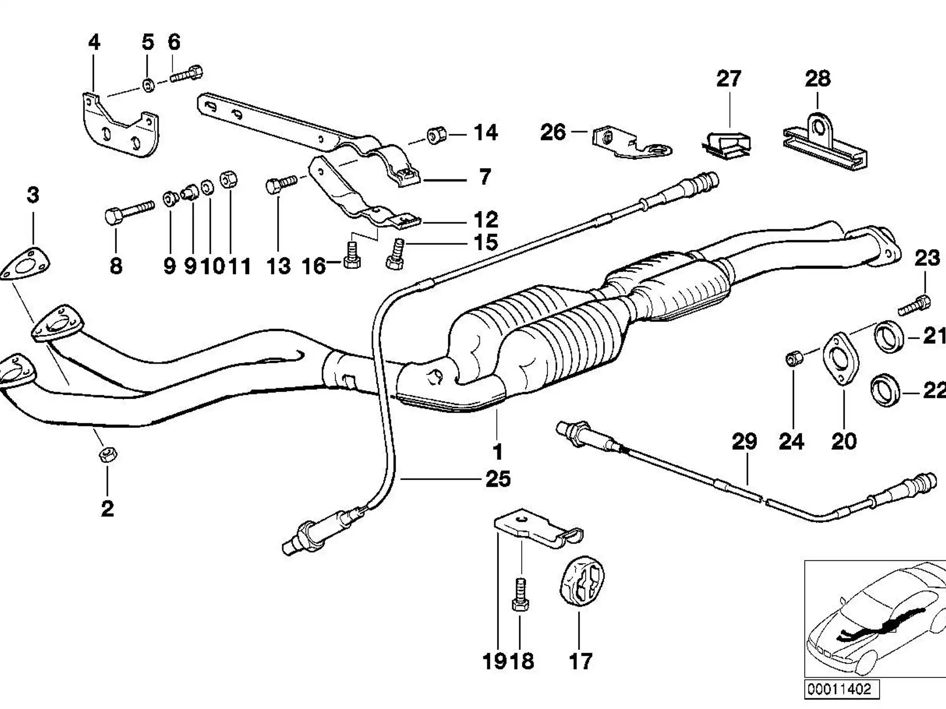 BMW Dichtring E36 18111719446