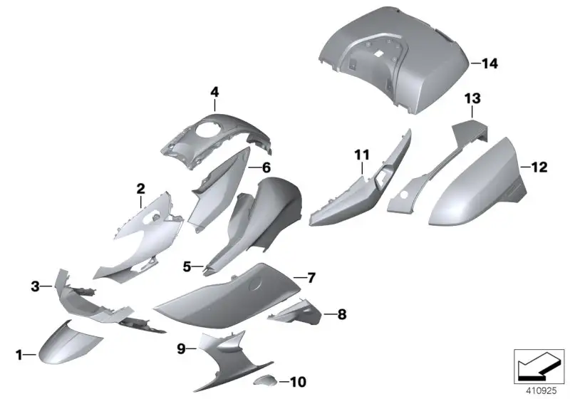 BMW Fussschutz links 46637727421 - Bildposition 08