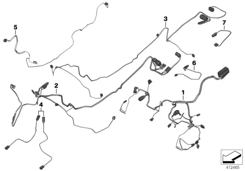 BMW Adapterleitung Sitzheizung Fahrersitz K52 61128548716