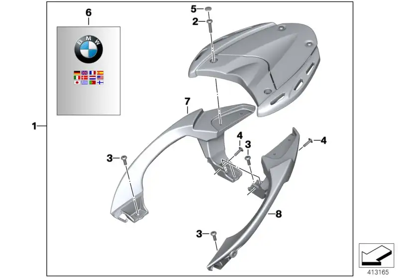 BMW Abdeckstopfen K40 K43 46547680837