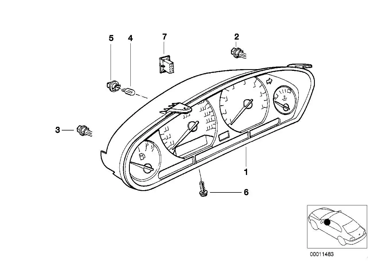 BMW Codierstecker uncodiert E36 62118364215