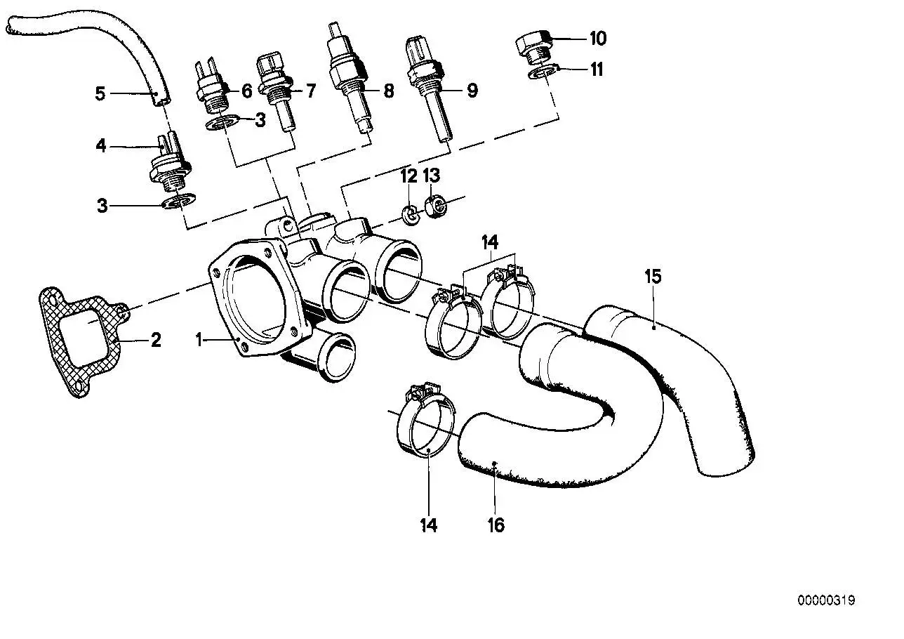 BMW Schlauch E23 11531265271