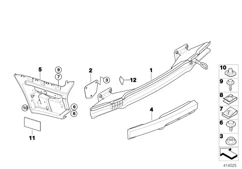 BMW Träger Stossfänger hinten E92 E93 51127900766 - 3er E93 Cabri