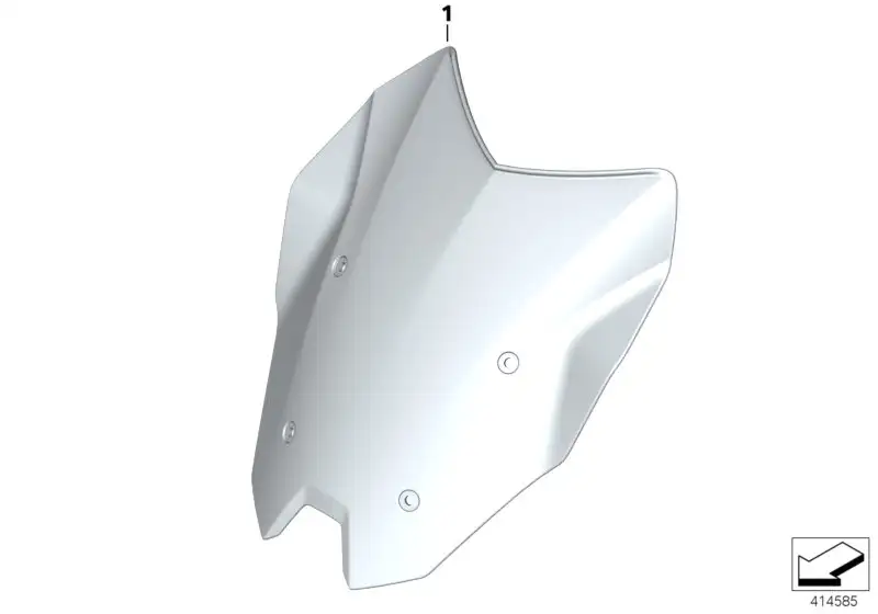 BMW Windschild getönt K54 77338556927