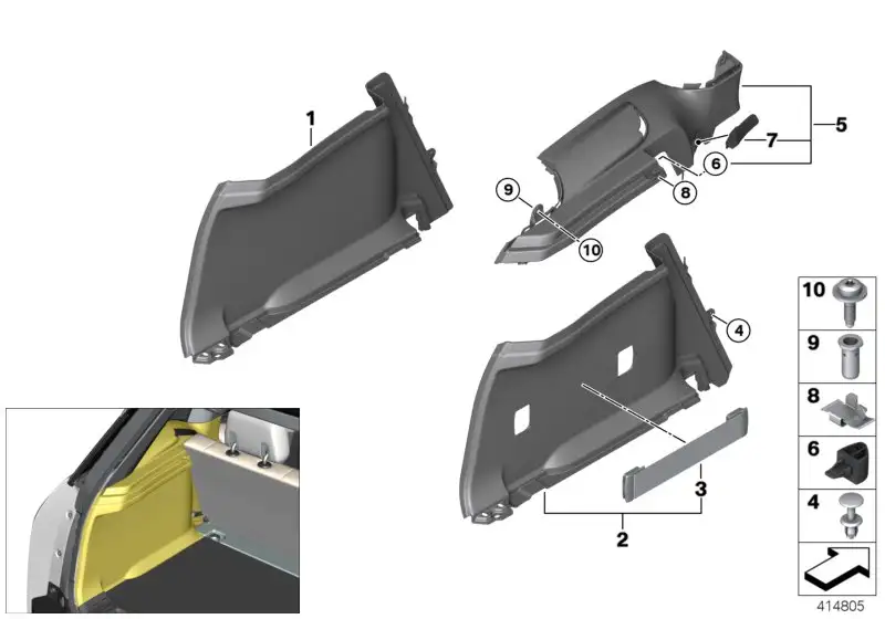 BMW Spannband I01 51477400491