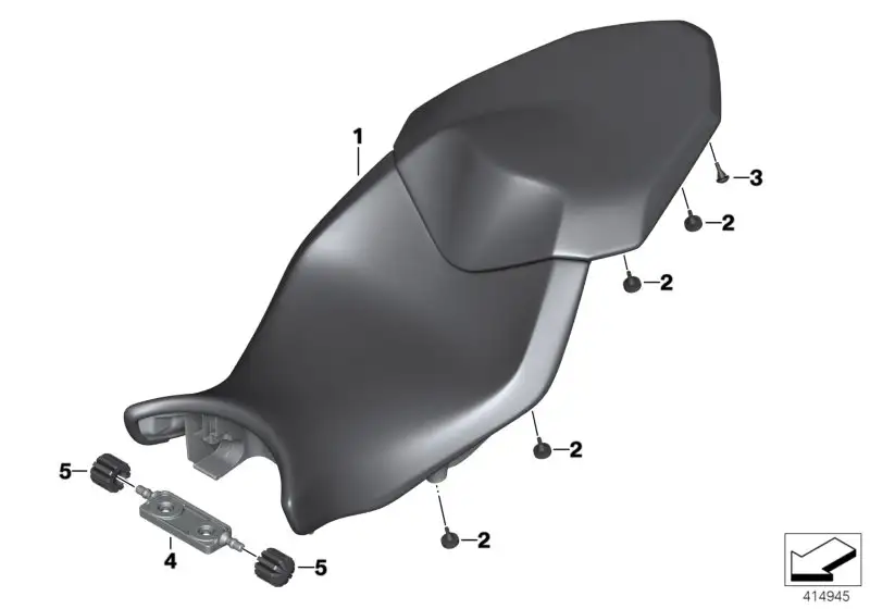 BMW Sitzbank K49 52537717179