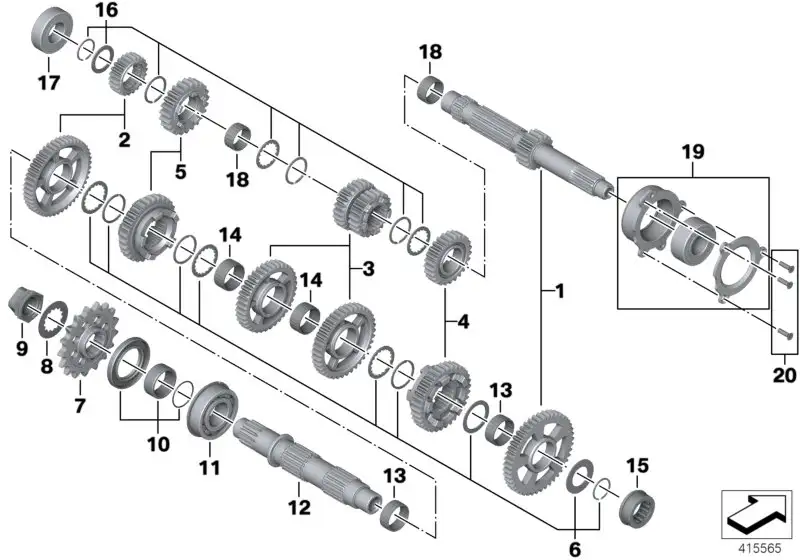 BMW Nadellager 23007716754 - Bildposition 15