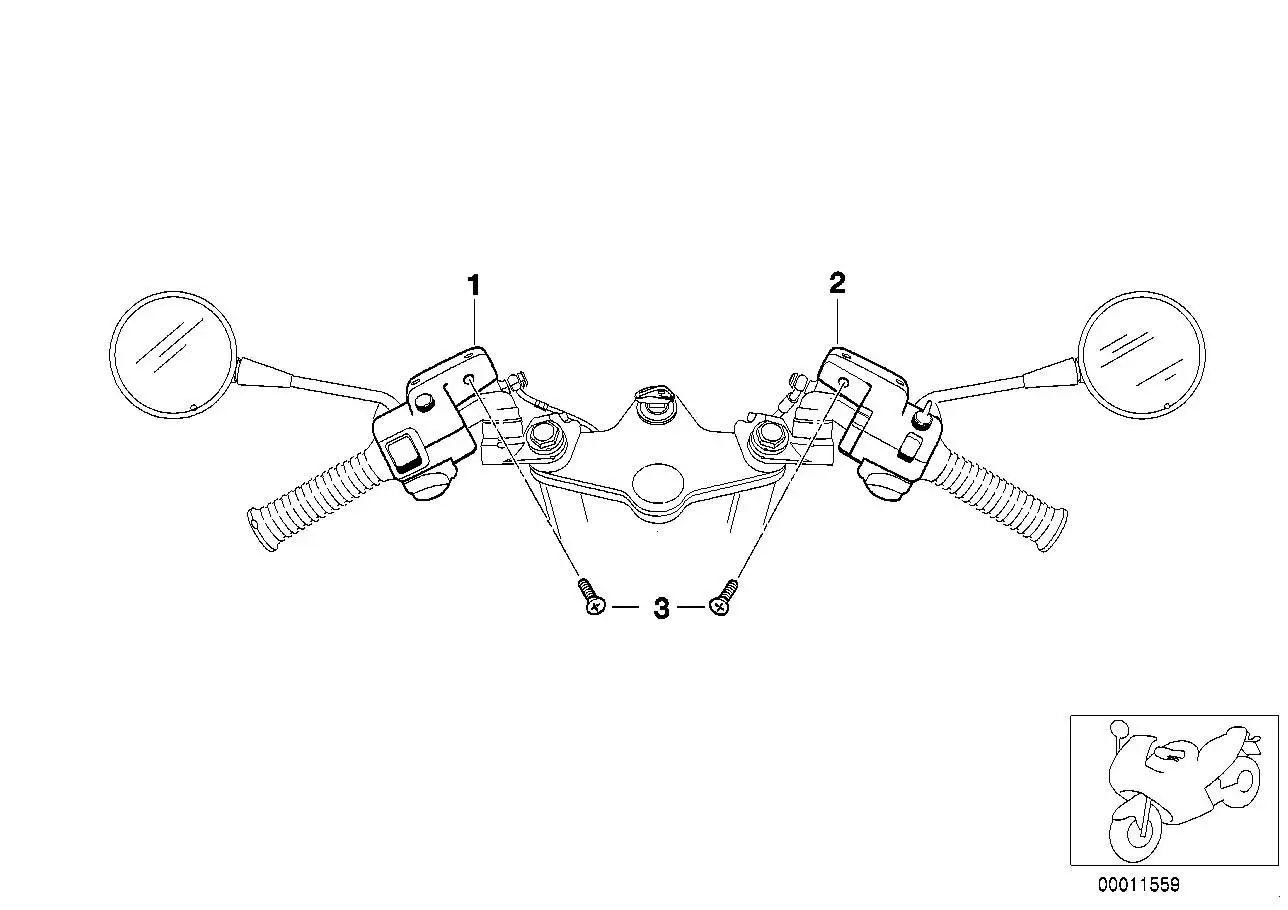BMW Kombischalter links 61317709721