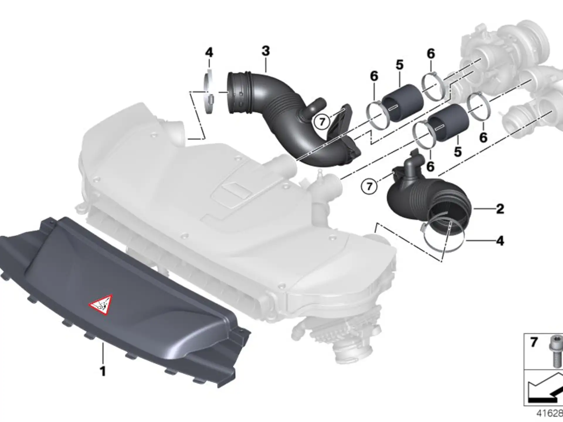 BMW Faltenbalg F85 F86 13717848382