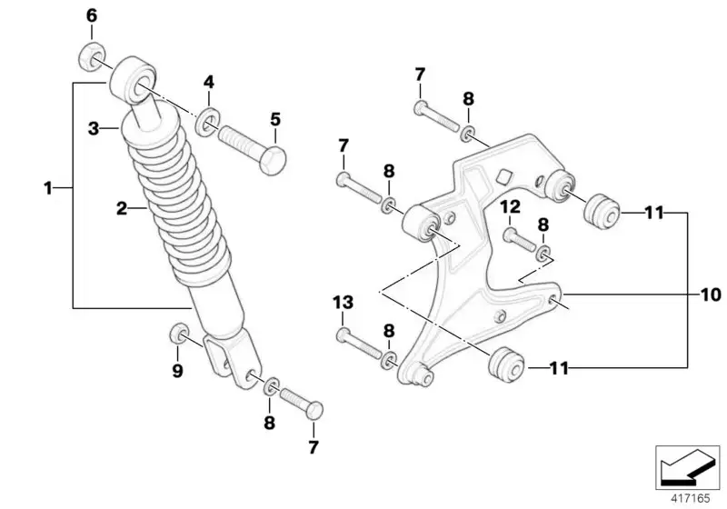 BMW Gummibuchse 33172335943 - Bildposition 11