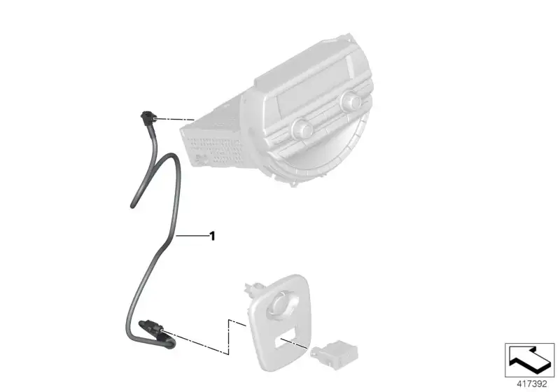 BMW HSD-Leitung Headunit/ Grundplatte F54 F55 F56 F57 F60 6111939