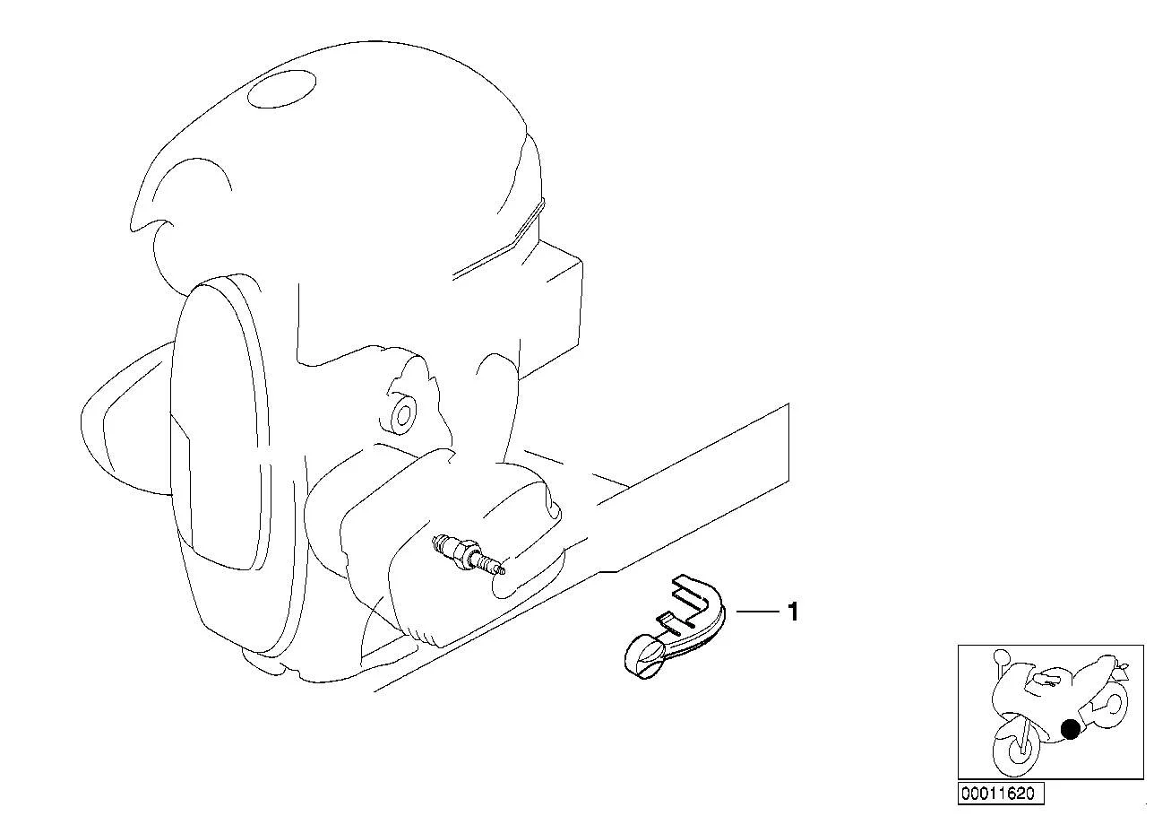 BMW Zündkerzenabdeckung 11141342423