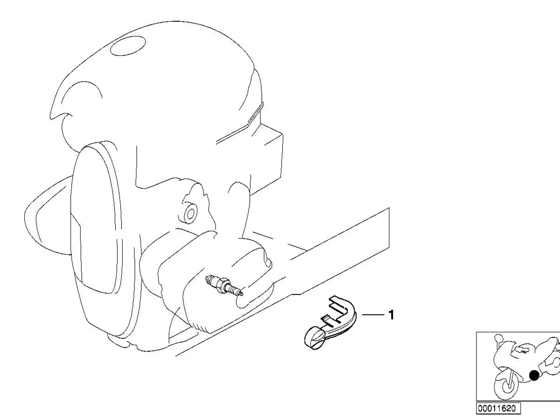 BMW Zündkerzenabdeckung 11141342423
