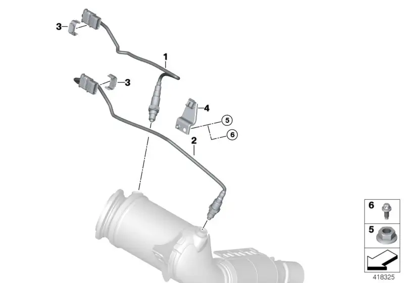 BMW Lambda-Monitorsonde F39 F45 F46 F48 F54 F55 F56 F57 F60 11788