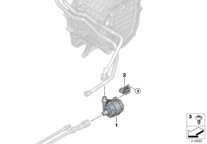 BMW Zusatzkühlmittelpumpe I01 11518600285