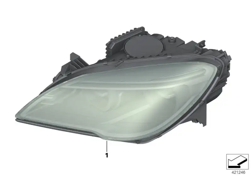 BMW Scheinwerfer LED AHL rechts F06 F12 F13 63117394914