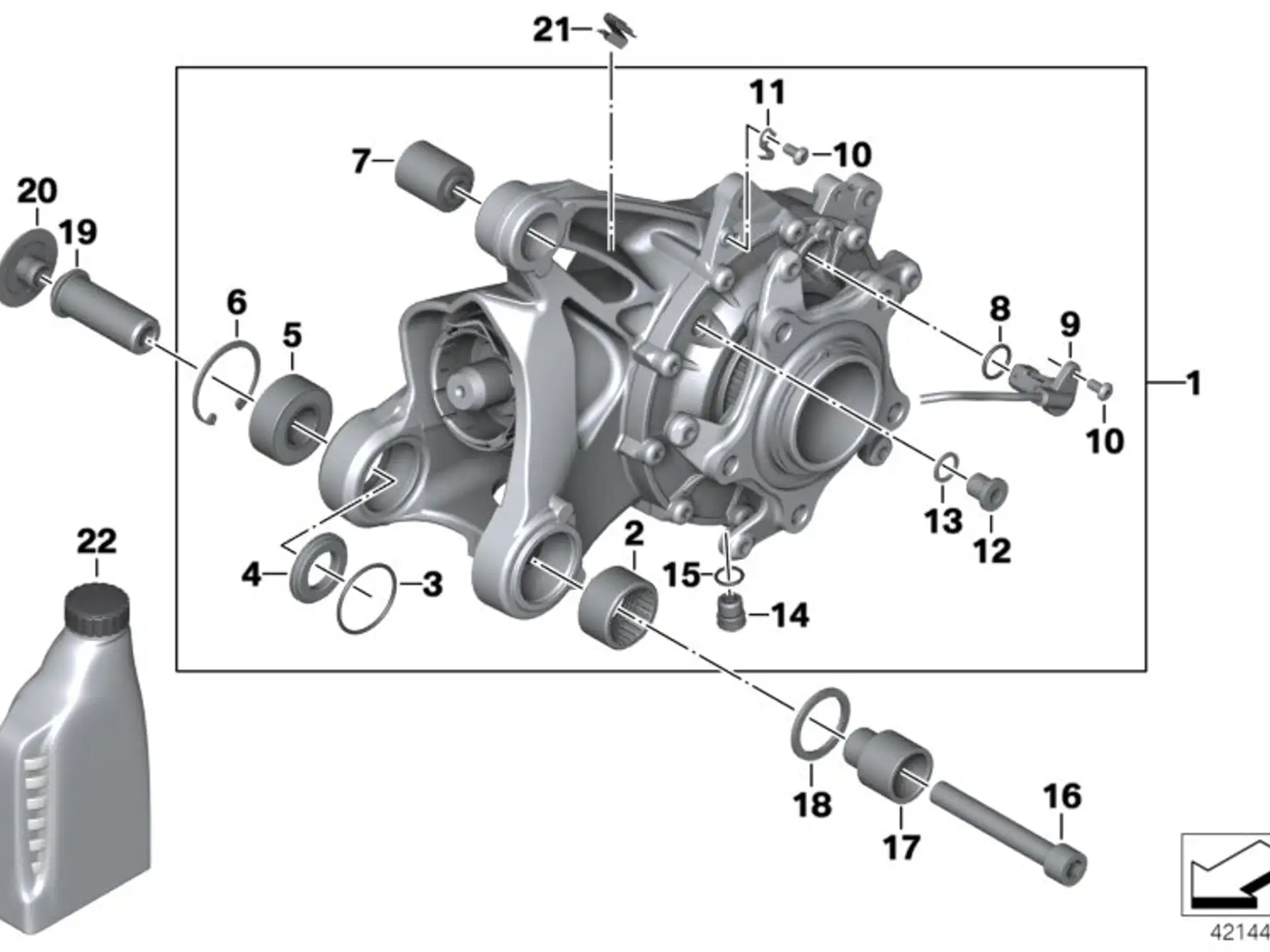 BMW Nadelhülse K21 K22 K23 K25 K25H K26 K27 K28 K29 K32 K33 K40 K43 K44 K48 K50 K51 K52 K53 K54 K61 K80 K81 K82 K83 K84 33117684640