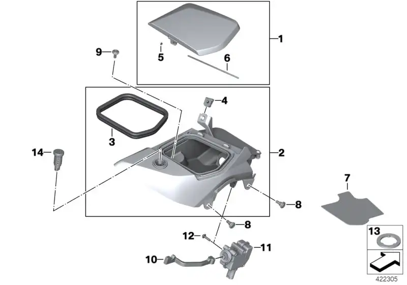 BMW Einleger rechts K52 46638549852 - Bildposition 07