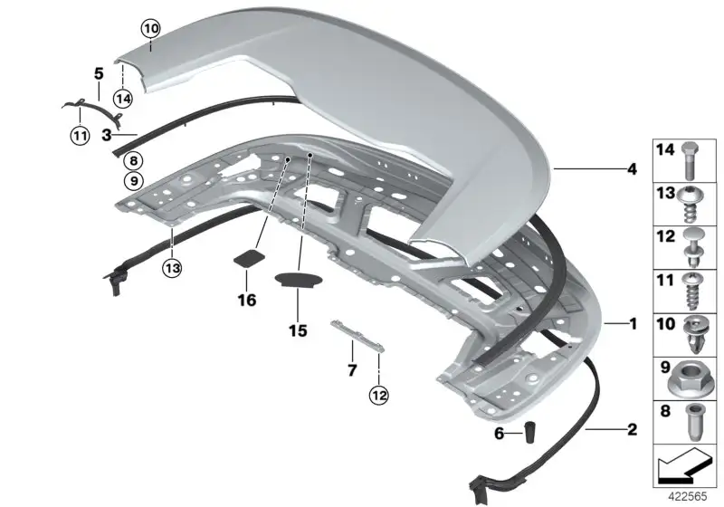 BMW Linsenschraube E60 E61 E88 07147151805