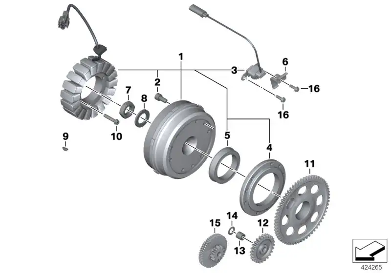 BMW Impulsgeber K15 R13 12117652904