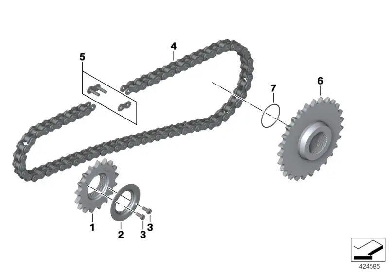 BMW Halteblech K18 K19 27727729822 - Bildposition 02