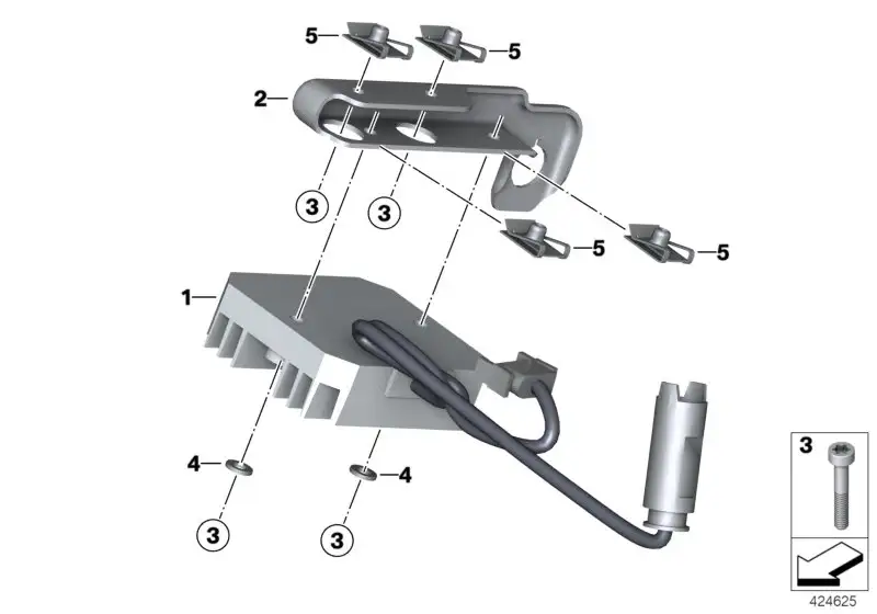 BMW Halter Generatorregler K71 K73 61317690871