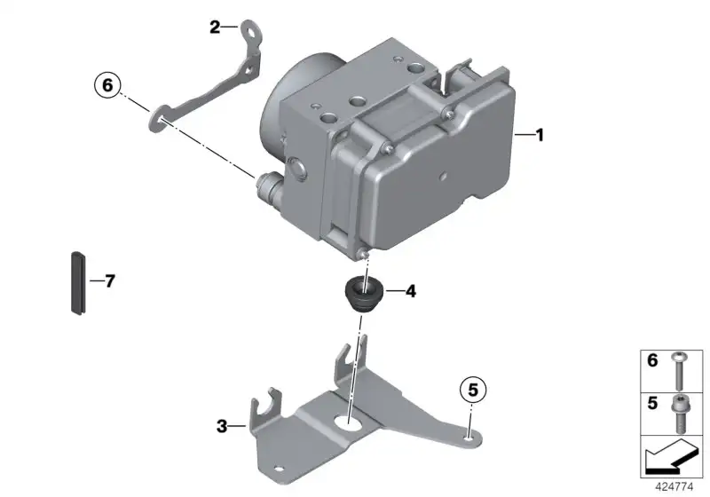 BMW Druckmodulator K72 34517683109 - Bildposition 01