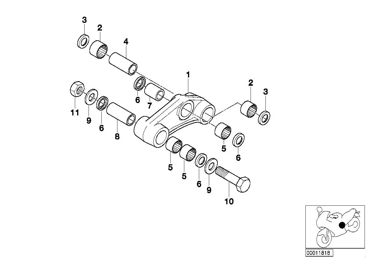 BMW Nadelhülse R13 33537650094