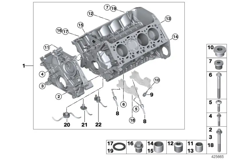 BMW Pleuelstange F01 F02 F06 F07 F10 F11 F12 F13 F15 F16 G11 G12