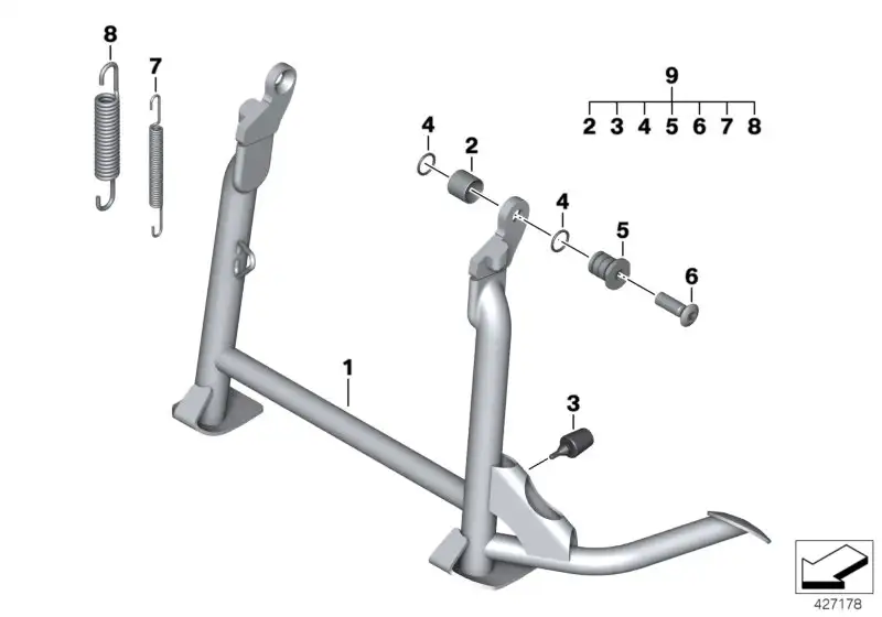 BMW Kippständer 46527715152 - Bildposition 01