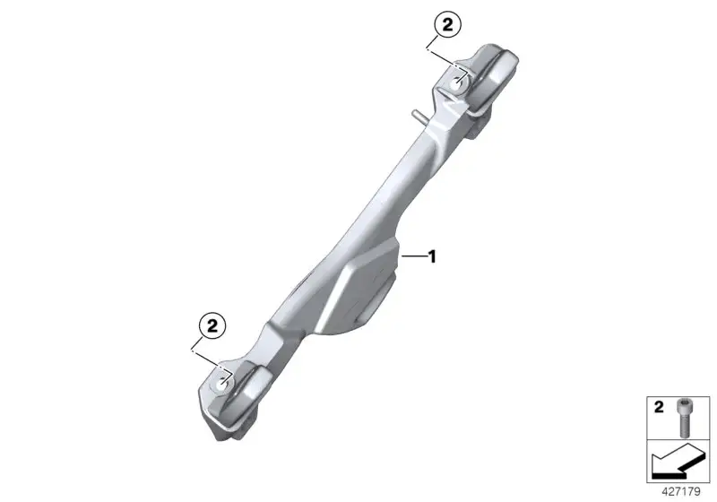BMW Kofferhalter links K26 K28 K44 46547699903