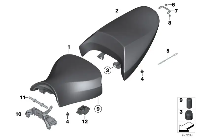BMW Schliessbügel K28 K41 52532307788