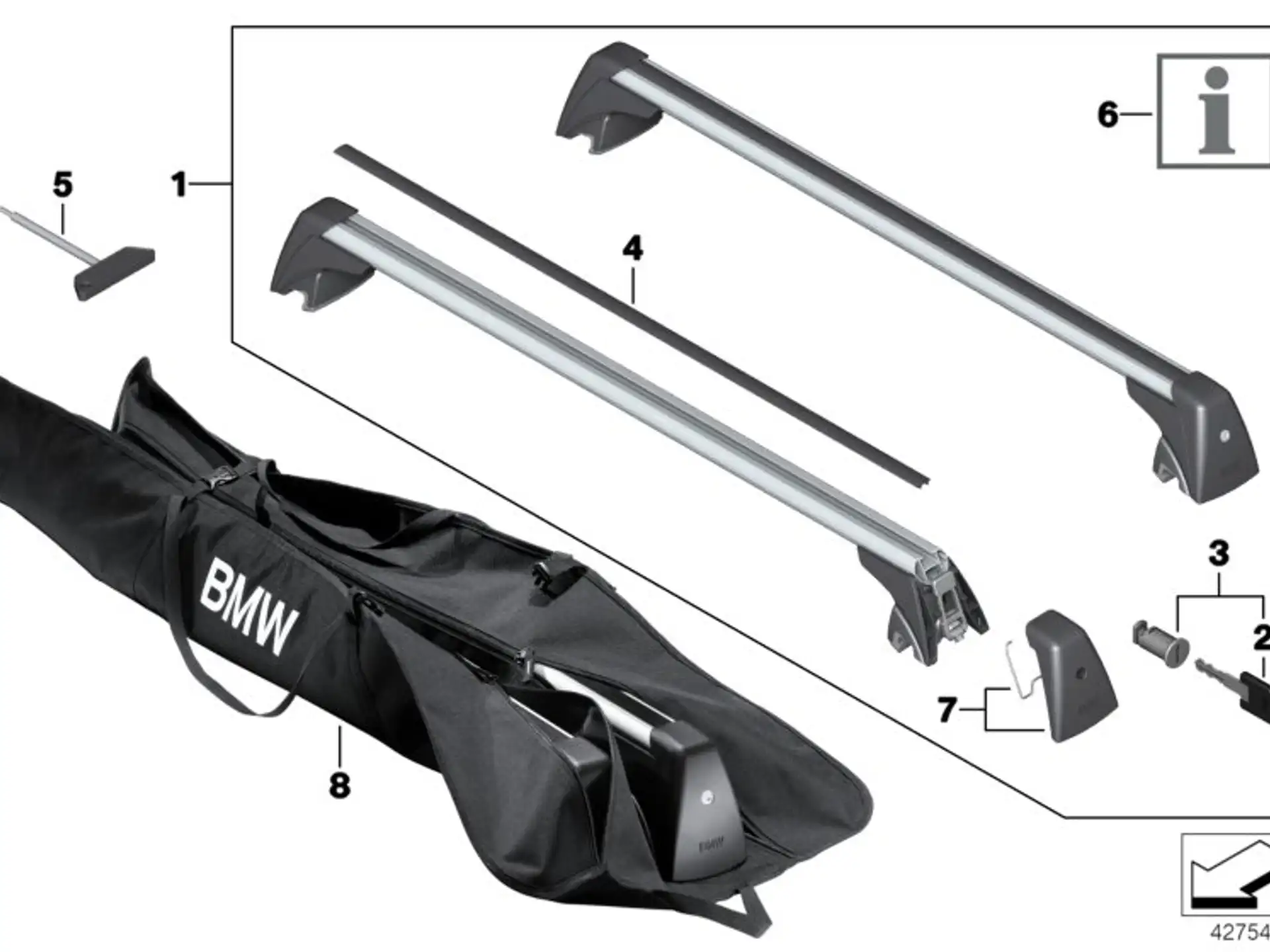 BMW Einlegeblatt G31 01292455012