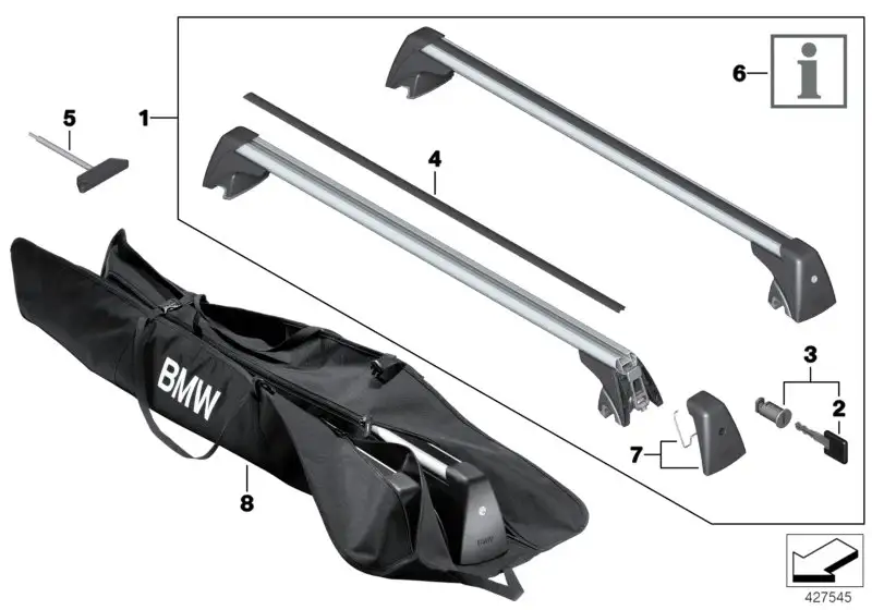 BMW Montageinformation F11 G31 01292347754