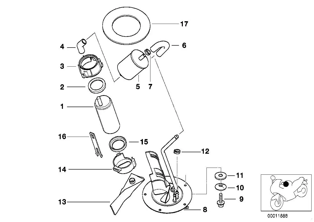 BMW Dichtung 16112347604 - 89V3 /