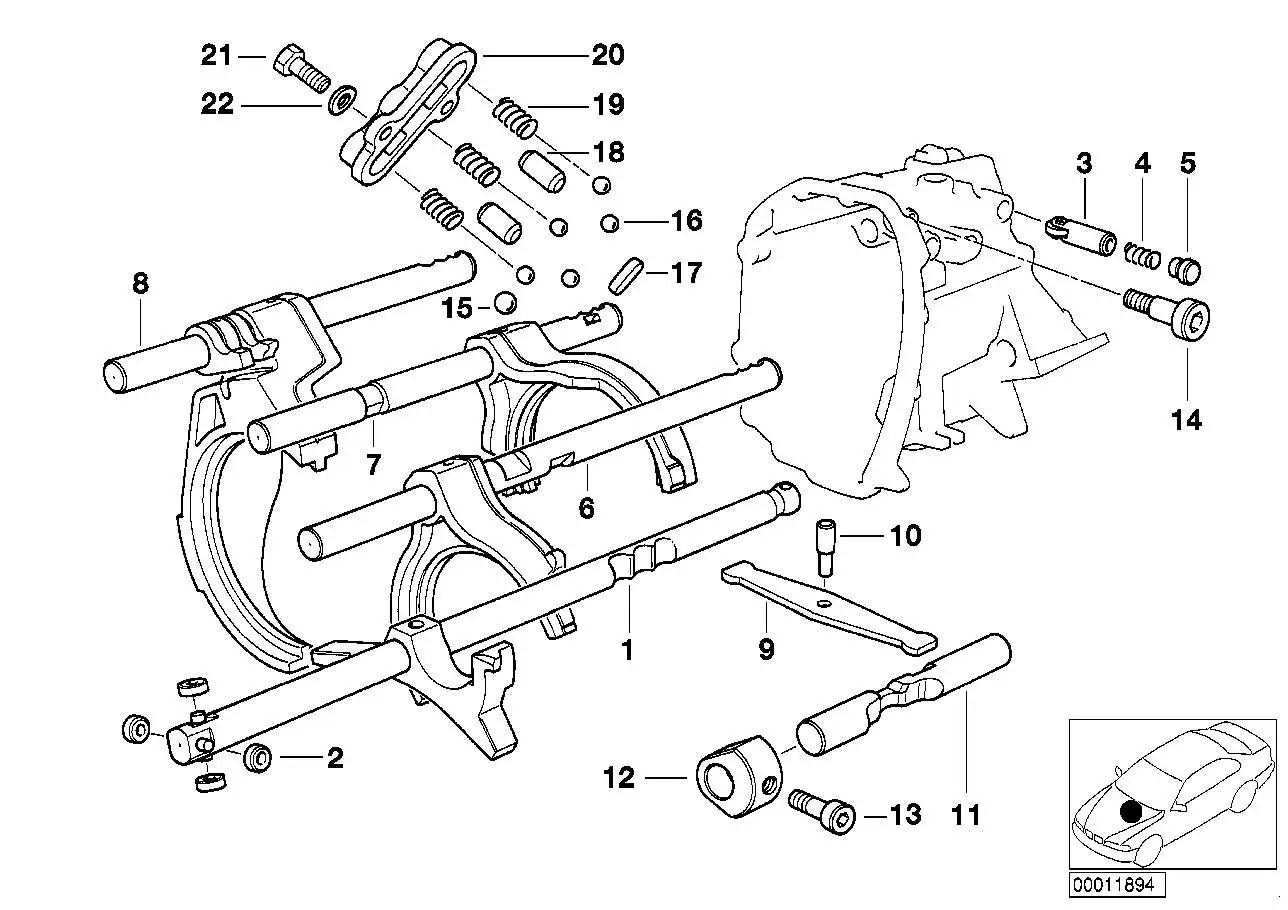 BMW Druckfeder E31 E34 E36 E38 E39 E46 E52 E85 E87 23317511337 -