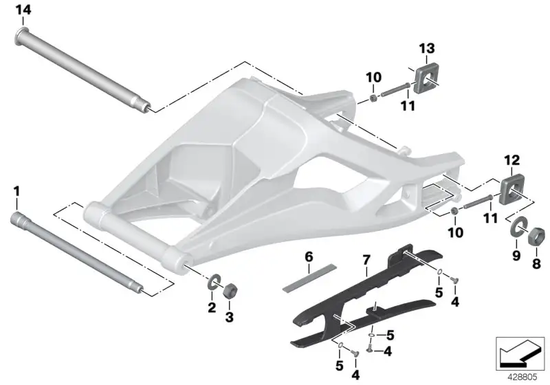 BMW Gleitschiene K49 33358553744 - Bildposition 07