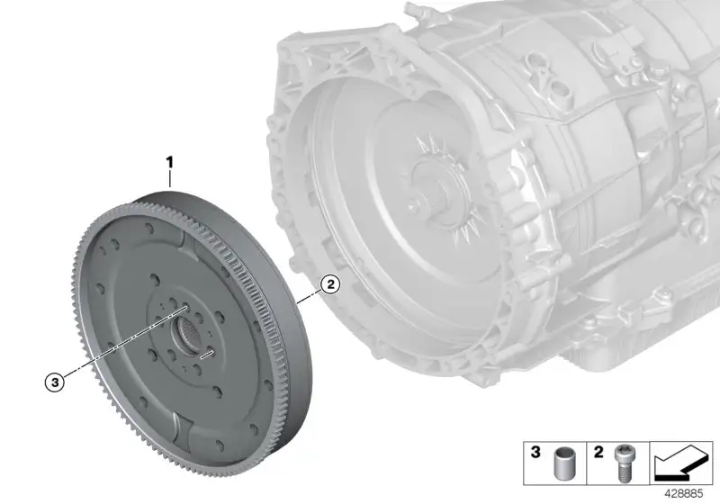 BMW Torsionsdämpfer 21208681723 - Bildposition 01