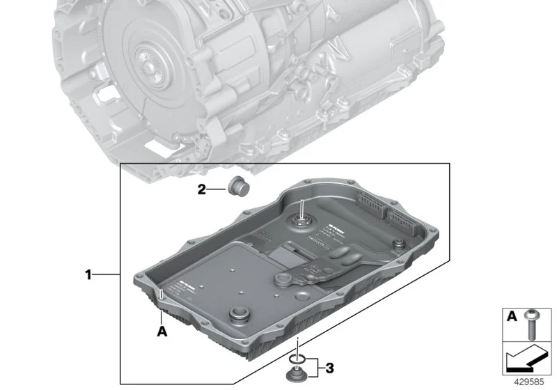 BMW Ölablassschraube F01 F02 F10 F15 F30 G01 G11 G12 G20 G21 G30 24117588765