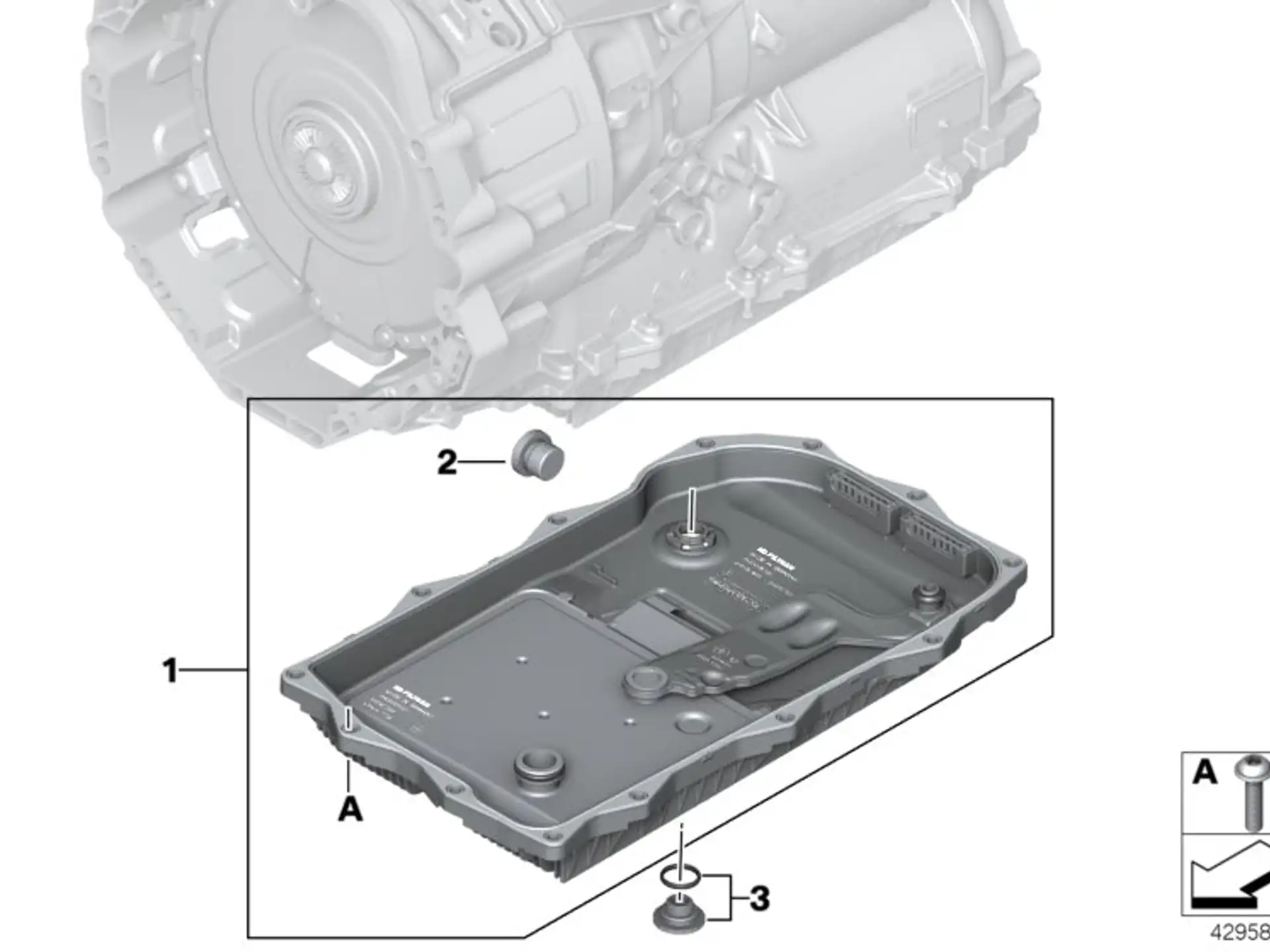 BMW Ölablassschraube F01 F02 F10 F15 F30 G01 G11 G12 G20 G21 G30 24117588765