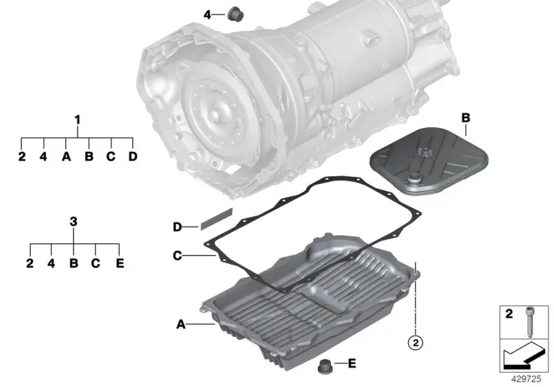 BMW Satz Ölwanne Ölfilter Automatikgetriebe F85 F86 F90 F91 F92 F
