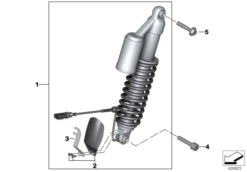 BMW Federbein ESA vorn K50 K51 31488559492