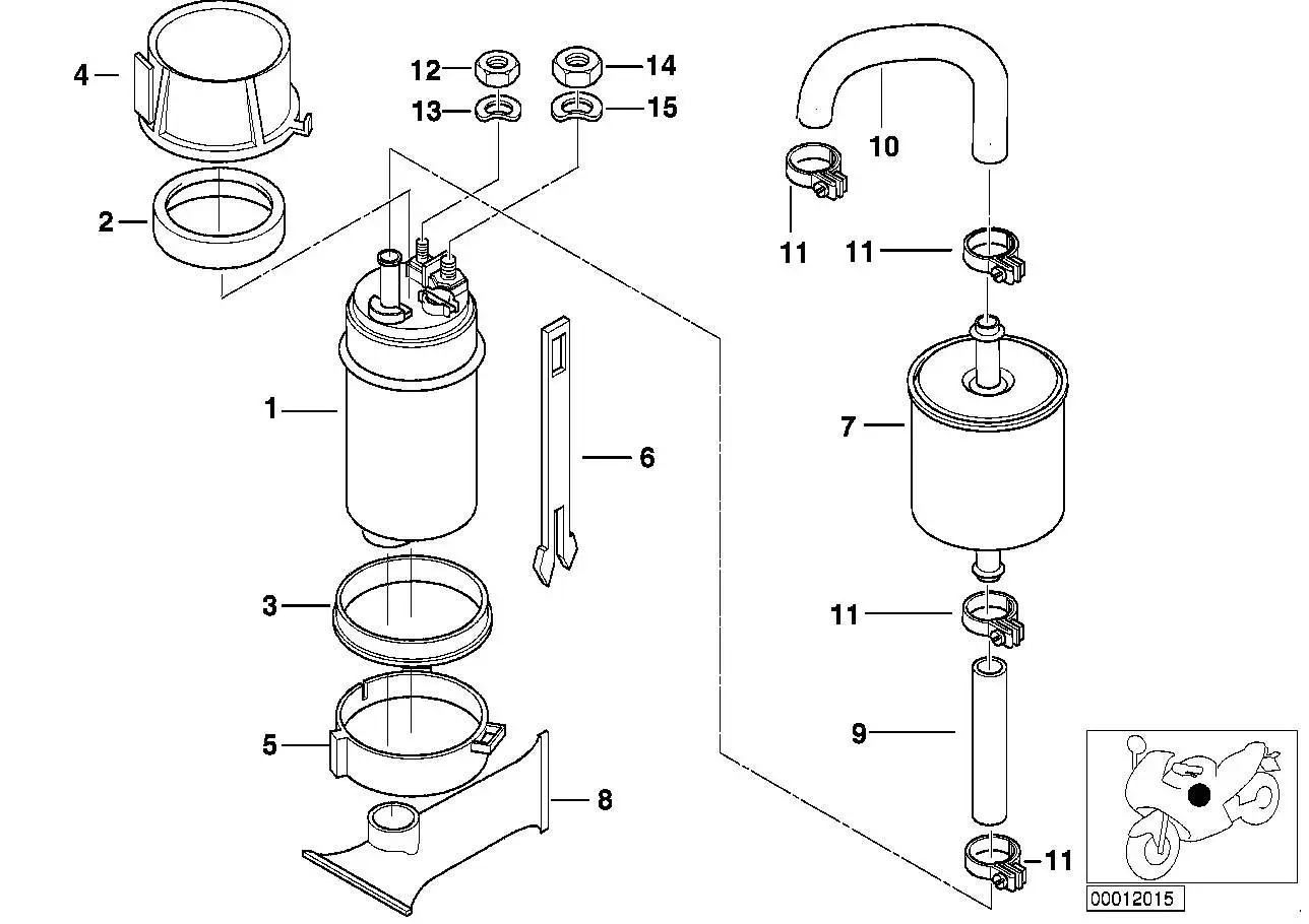 BMW Kappe Pumpeneingang K30 K41 16142305763 - Bildposition 05