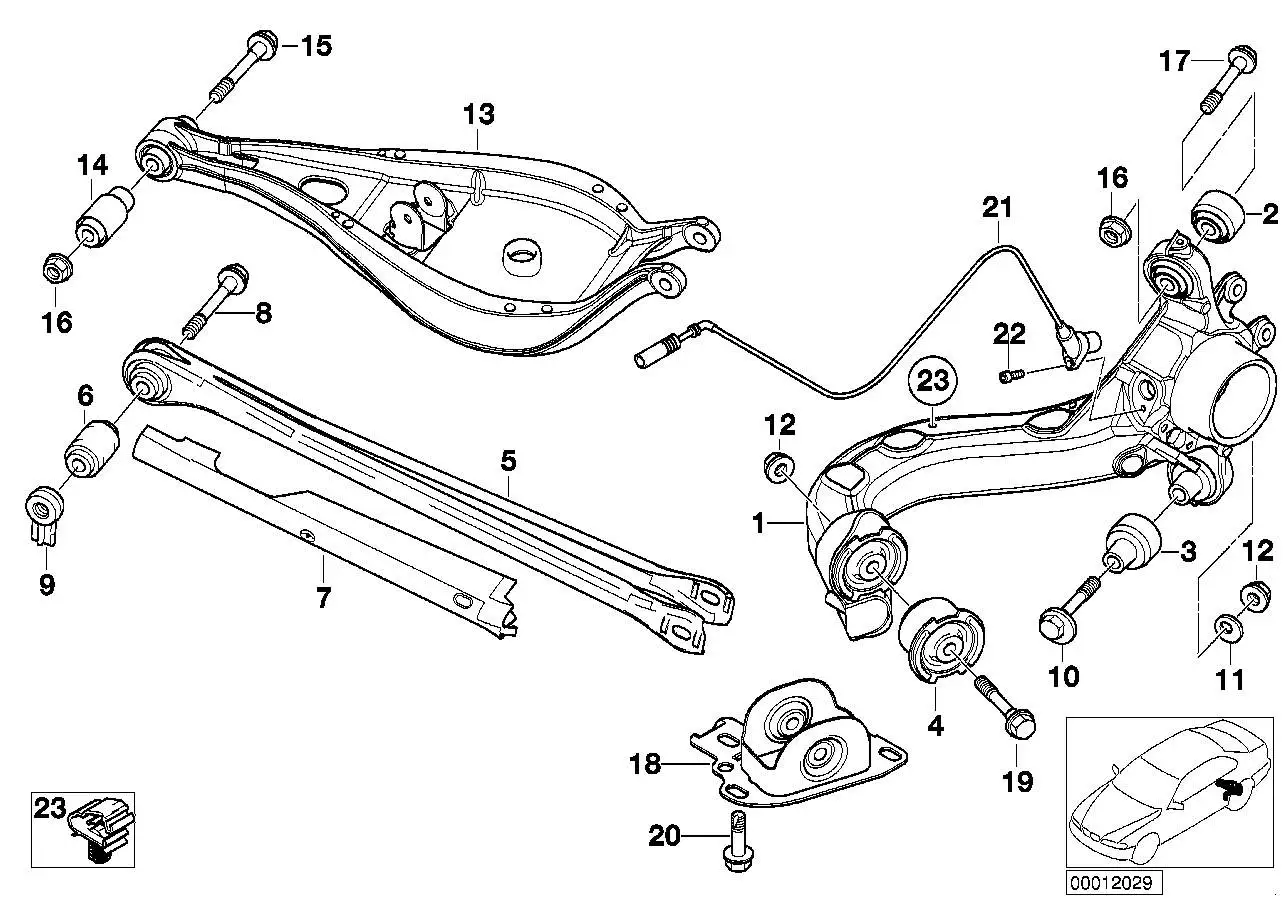 BMW Impulsgeber ABS E46 34521164370 - 3er E46