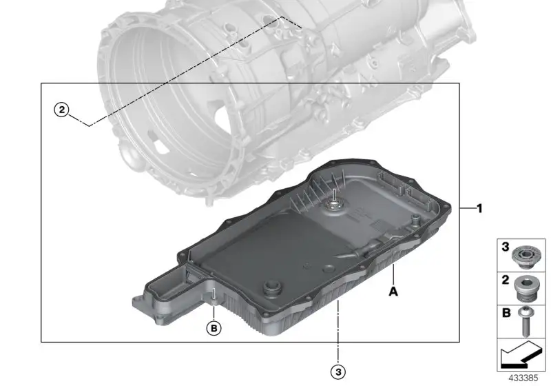 BMW Satz Ölwanne Ölfilter Automatikgetriebe F15 F30 G01 G11 G12 G
